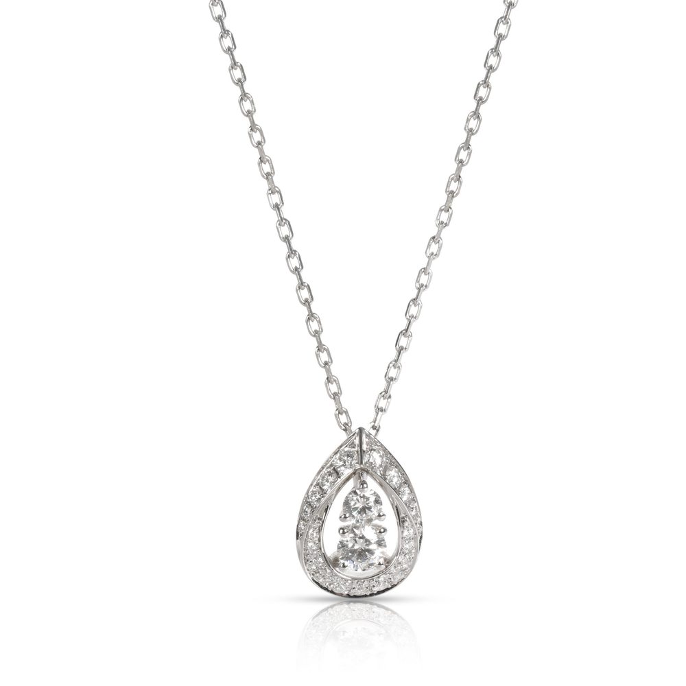 Chaumet Josephine Rondes de Nuit Diamond Pendant in 18K White Gold 0.75 CTW